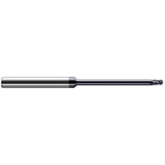 Harvey Tool - Ball End Mills; Mill Diameter (Inch): 3/32 ; Mill Diameter (Decimal Inch): 0.0930 ; Number of Flutes: 4 ; Length of Cut (Decimal Inch): 0.1390 ; Material: Solid Carbide ; Overall Length (Inch): 3 - Exact Industrial Supply