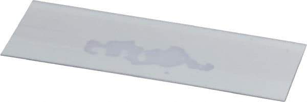 Aigner Index - 1" Wide, 1" High, Open Shelving Label Holder - PVC, 3" Long, Use with Bins/Totes - USA Tool & Supply