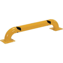 Vestil - 48" Long x 9" High, Steel Rack Guard - Low Profile, 4-1/2" Pipe - USA Tool & Supply