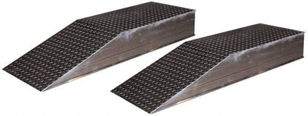 Vestil - 72" Long x 24" Wide x 12" High, Aluminum Truck Wheel Riser - 24,000 Lb Load Limit - USA Tool & Supply