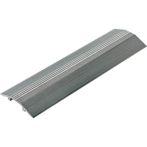 Vestil - 7" Long x 24" Wide x 1-1/8" High, Aluminum Hose & Cable Ramp - 2-1/2 Inch Long x 3/4 Inch High Hose and Cable Cavity - USA Tool & Supply