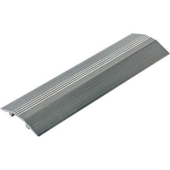 Vestil - 7" Long x 24" Wide x 1-1/8" High, Aluminum Hose & Cable Ramp - 2-1/2 Inch Long x 3/4 Inch High Hose and Cable Cavity - USA Tool & Supply