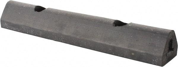 Vestil - 12 Inch Long x 2 Inch Wide x 1-3/4 Inch High Extruded Half-Oval Fender Bumper - 12 Inch Long x 2 Inch Wide x 1-3/4 Inch High Extruded Half-Oval Fender Bumper - USA Tool & Supply