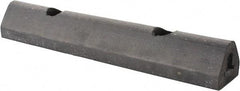 Vestil - 12 Inch Long x 2 Inch Wide x 1-3/4 Inch High Extruded Half-Oval Fender Bumper - 12 Inch Long x 2 Inch Wide x 1-3/4 Inch High Extruded Half-Oval Fender Bumper - USA Tool & Supply