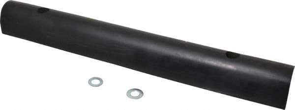 Vestil - 18 Inch Long x 2 Inch Wide x 1-3/4 Inch High Extruded Half-Oval Fender Bumper - 18 Inch Long x 2 Inch Wide x 1-3/4 Inch High Extruded Half-Oval Fender Bumper - USA Tool & Supply