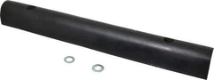 Vestil - 18 Inch Long x 2 Inch Wide x 1-3/4 Inch High Extruded Half-Oval Fender Bumper - 18 Inch Long x 2 Inch Wide x 1-3/4 Inch High Extruded Half-Oval Fender Bumper - USA Tool & Supply