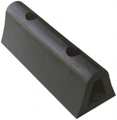 Vestil - Synthetic Rubber Extruded Half-Oval Fender Bumper - USA Tool & Supply