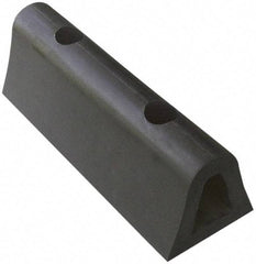 Vestil - 24 Inch Long x 4-1/2 Inch Wide x 4 Inch High Extruded Half-Oval Fender Bumper - 24 Inch Long x 4-1/2 Inch Wide x 4 Inch High Extruded Half-Oval Fender Bumper - USA Tool & Supply