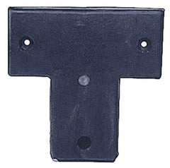 Vestil - 22 Inch Wide x 22 Inch High x 3 Inch Projection Molded Rubber Bumper - 22 Inch Wide x 22 Inch High x 3 Inch Projection Molded Rubber Bumper - USA Tool & Supply