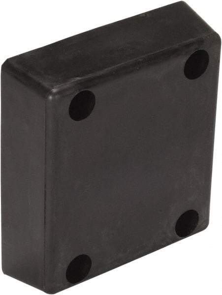 Vestil - 13 Inch Wide x 12 Inch High x 4 Inch Projection Molded Rubber Bumper - 13 Inch Wide x 12 Inch High x 4 Inch Projection Molded Rubber Bumper - USA Tool & Supply