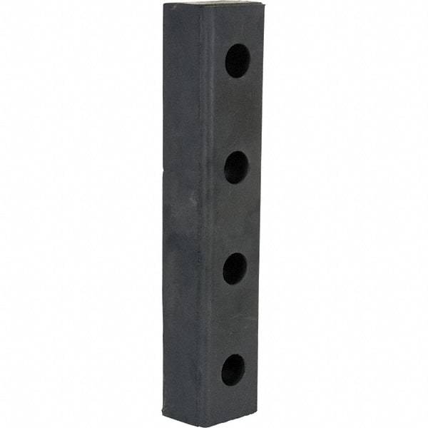 Vestil - 20 Inch Long x 4-1/2 Inch Wide x 3 Inch Projection Molded Rubber Bumper - 20 Inch Long x 4-1/2 Inch Wide x 3 Inch Projection Molded Rubber Bumper - USA Tool & Supply