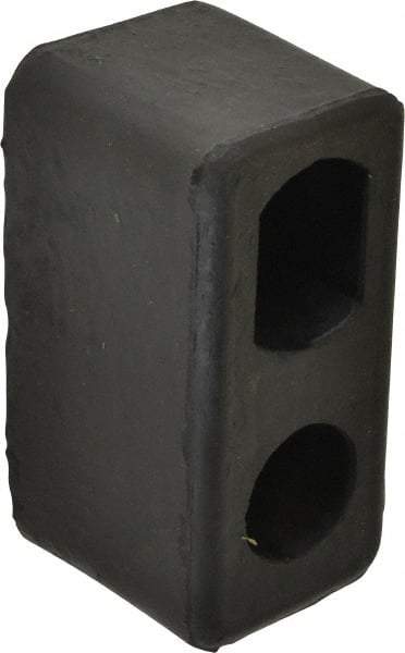 Vestil - 6 Inch Long x 3 Inch Wide x 3-1/2 Inch High Dock Bumper - 6 Inch Long x 3 Inch Wide x 3-1/2 Inch High Dock Bumper - USA Tool & Supply