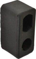 Vestil - 6 Inch Long x 3 Inch Wide x 3-1/2 Inch High Dock Bumper - 6 Inch Long x 3 Inch Wide x 3-1/2 Inch High Dock Bumper - USA Tool & Supply