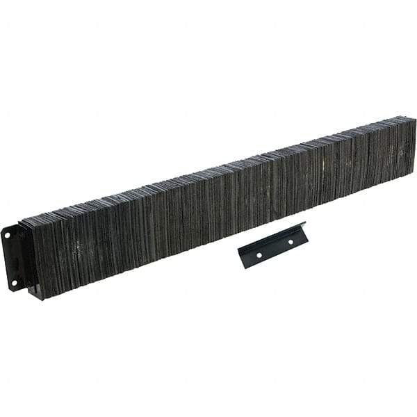 Vestil - 96 Inch Wide x 12 Inch High x 4 Inch Projection Laminated Dock Bumper - 96 Inch Wide x 12 Inch High x 4 Inch Projection Laminated Dock Bumper - USA Tool & Supply