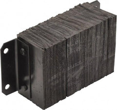 Vestil - 18 Inch Wide x 10 Inch High x 6 Inch Projection Laminated Dock Bumper - 18 Inch Wide x 10 Inch High x 6 Inch Projection Laminated Dock Bumper - USA Tool & Supply