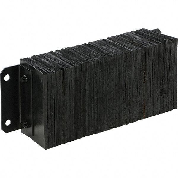 Vestil - 24 Inch Wide x 10 Inch High x 6 Inch Projection Laminated Dock Bumper - 24 Inch Wide x 10 Inch High x 6 Inch Projection Laminated Dock Bumper - USA Tool & Supply