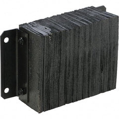 Vestil - 18 Inch Wide x 12 Inch High x 6 Inch Projection Laminated Dock Bumper - 18 Inch Wide x 12 Inch High x 6 Inch Projection Laminated Dock Bumper - USA Tool & Supply