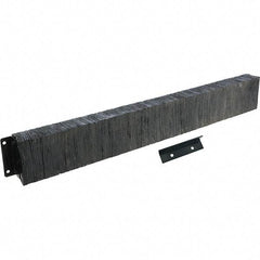 Vestil - 96 Inch Wide x 12 Inch High x 6 Inch Projection Laminated Dock Bumper - 96 Inch Wide x 12 Inch High x 6 Inch Projection Laminated Dock Bumper - USA Tool & Supply