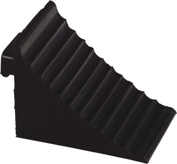 Vestil - 7-1/4" Wide x 7-1/2" High x 11" Deep, Rubber Wheel Chock - USA Tool & Supply