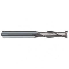 18mm Dia. x 150mm Overall Length 2-Flute Square End Solid Carbide SE End Mill-Round Shank-Center Cut-Uncoated - USA Tool & Supply