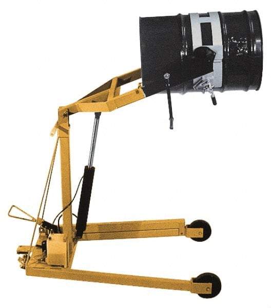 Vestil - 800 Lb Load Capacity, Drum Carrier/Rotator/Boom - 39-15/16" Wide x 92-7/16" High - USA Tool & Supply