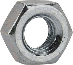 Value Collection - M6x1.00 Metric Coarse Steel Right Hand Hex Nut - 10mm Across Flats, 5mm High, Hot Dipped Galvanized Finish - USA Tool & Supply