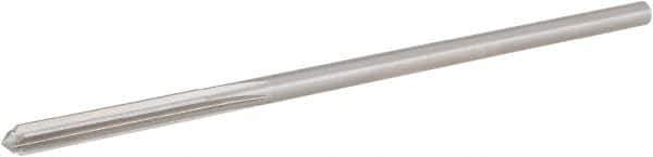 Hertel - 7/32" High Speed Steel 6 Flute Chucking Reamer - Straight Flute, 0.2075" Straight Shank, 1-1/4" Flute Length, 5" OAL - USA Tool & Supply