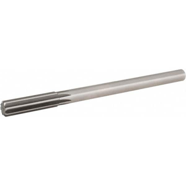 Hertel - 0.842" High Speed Steel 8 Flute Chucking Reamer - USA Tool & Supply