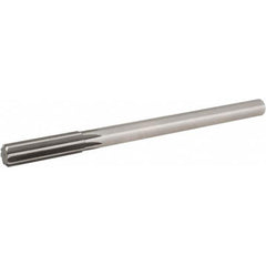 Hertel - 0.486" High Speed Steel 6 Flute Chucking Reamer - USA Tool & Supply