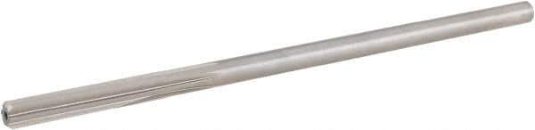 Hertel - #24 Cobalt Chucking Reamer - Straight Flute, 0.146" Straight Shank, 1" Flute Length, 4" OAL - USA Tool & Supply