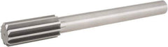 Hertel - 1-9/16" High Speed Steel 12 Flute Chucking Reamer - Straight Flute, 1-1/4" Straight Shank, 3-1/2" Flute Length, 13" OAL - USA Tool & Supply