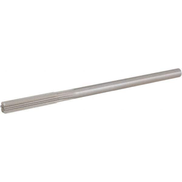 Hertel - 0.337" High Speed Steel 6 Flute Chucking Reamer - Straight Flute, 0.2792" Straight Shank, 1-1/2" Flute Length, 6" OAL - USA Tool & Supply