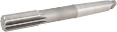 Hertel - 1-5/16" High Speed Steel 10 Flute Chucking Reamer - Straight Flute, Morse Taper Shank, 3" Flute Length, 11-1/2" OAL - USA Tool & Supply