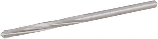 Hertel - 1/8" High Speed Steel 4 Flute Chucking Reamer - Spiral Flute, Straight Shank, 7/8" Flute Length, 2-3/4" OAL - USA Tool & Supply