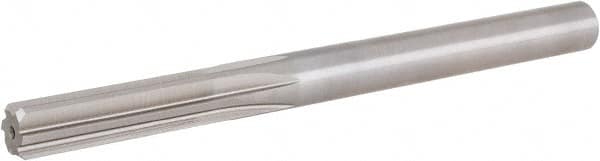Hertel - 7/16" High Speed Steel 6 Flute Chucking Reamer - USA Tool & Supply