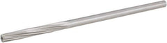 Hertel - 3/16" Cobalt 6 Flute Chucking Reamer - Spiral Flute, 0.1805" Straight Shank, 1-1/8" Flute Length, 4-1/2" OAL - USA Tool & Supply