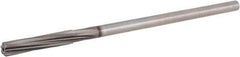 Hertel - Letter E High Speed Steel 6 Flute Chucking Reamer - Spiral Flute, 0.2405" Straight Shank, 1-1/2" Flute Length, 6" OAL - USA Tool & Supply