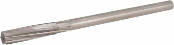Hertel - 31/64" High Speed Steel 6 Flute Chucking Reamer - USA Tool & Supply