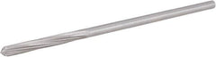 Hertel - 3/16" High Speed Steel 6 Flute Chucking Reamer - Spiral Flute, 0.1805" Straight Shank, 1-1/8" Flute Length, 4-1/2" OAL - USA Tool & Supply