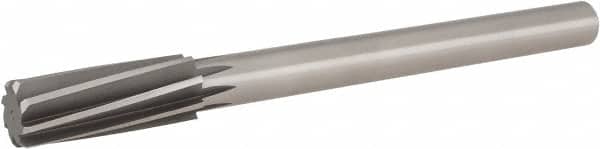 Hertel - 1-1/8" High Speed Steel 8 Flute Chucking Reamer - USA Tool & Supply