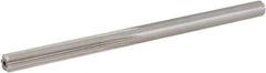 Hertel - #14 High Speed Steel 6 Flute Chucking Reamer - Straight Flute, 0.182" Straight Shank, 1-1/8" Flute Length, 3-3/8" OAL - USA Tool & Supply