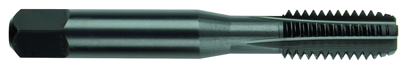 7/16-14 Dia. - GH3 - 4 FL - Premium HSS - Black Oxide - Semi Bottoming Straight FL Tap - USA Tool & Supply