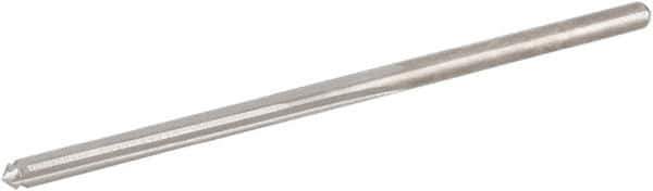 Hertel - #51 High Speed Steel 4 Flute Chucking Reamer - Straight Flute, Straight Shank, 3/4" Flute Length, 2" OAL - USA Tool & Supply