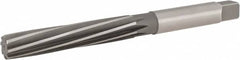 Hertel - 1" Diam, Straight Shank, 5.44" Flute, Hand Reamer - USA Tool & Supply