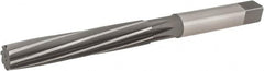 Hertel - 9/16" Diam, Straight Shank, 3-1/4" Flute, Hand Reamer - USA Tool & Supply