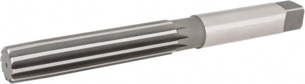 Hertel - 1-3/16" Diam, Straight Shank, 6" Flute, Hand Reamer - USA Tool & Supply