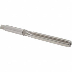 Hertel - 3/8" Diam, Straight Shank, 2-1/2" Flute, Hand Reamer - USA Tool & Supply