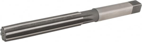 Hertel - 11/16" Diam, Straight Shank, 3.88" Flute, Hand Reamer - USA Tool & Supply