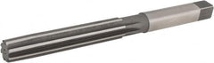Hertel - 21/32" Diam, Straight Shank, 3.69" Flute, Hand Reamer - USA Tool & Supply