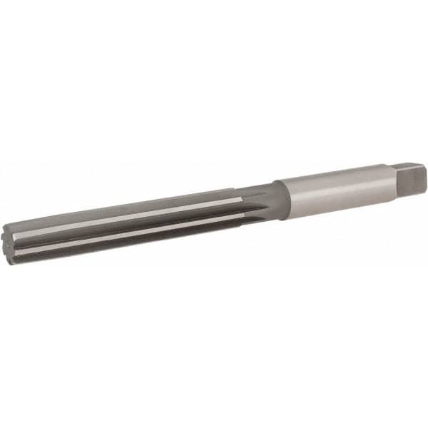 Hertel - 3/4" Diam, Straight Shank, 4.19" Flute, Hand Reamer - USA Tool & Supply